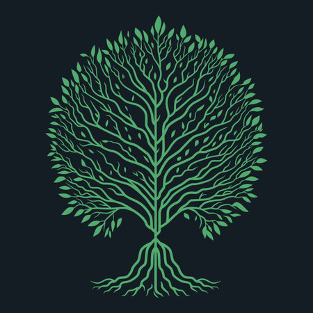 The Tree of Life. Vector illustration. Tree of life is a symbol of life, growth, and hopeのイラスト素材