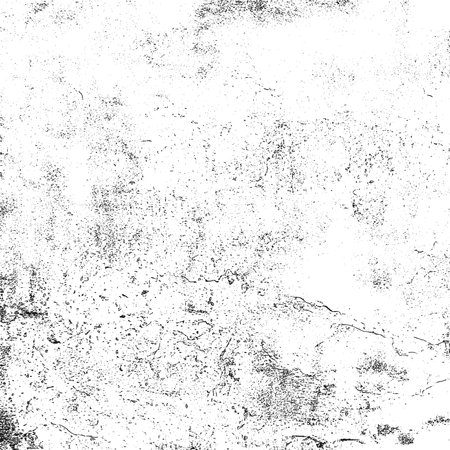 Distressed overlay texture of cracked concrete, stone or asphalt. grunge background. abstract halftone vector illustrationのイラスト素材