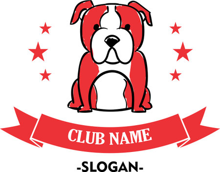 Dog Logoのイラスト素材