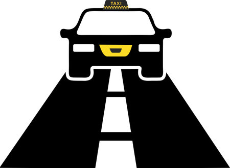Taxi Driver Logoのイラスト素材