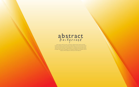 yellow modern abstract background design. Orange and yellow abstract background with copy space for text. Vector illustrationのイラスト素材