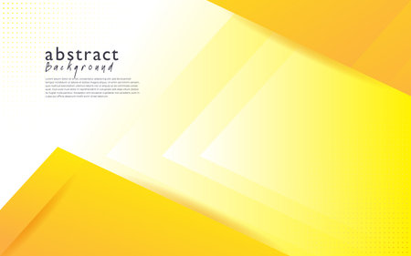 yellow modern abstract background design. Abstract yellow background with copy space for your text. Vector illustration.のイラスト素材