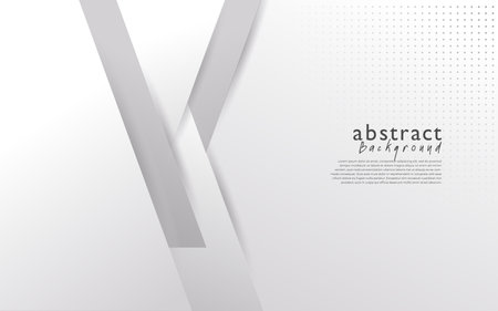 white modern abstract background design. White abstract background. Vector illustration for your design. Eps 10.のイラスト素材