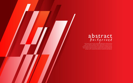 red modern abstract background design. Abstract red geometric background. Vector illustration. Can be used for cover design, book design, website background.のイラスト素材