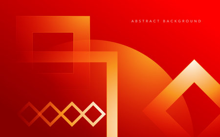 red modern abstract background design. Abstract red background with geometric elements. Vector illustration for your design.のイラスト素材