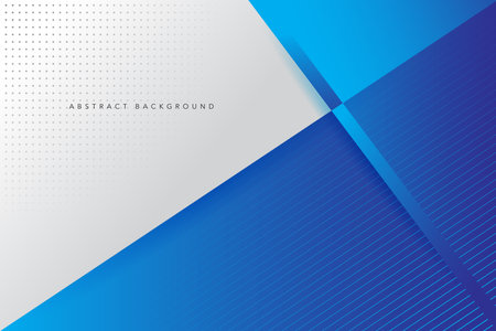blue modern abstract background design. Abstract blue and white background with dots. Vector illustration for your designのイラスト素材