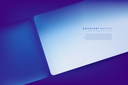 Blue abstract background with space for your text. Vector illustration. blue gradient abstract background banner with modern and geometric shapes.のイラスト素材