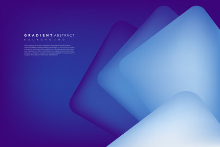 Blue abstract background with dynamic effect. blue gradient abstract background banner with modern and geometric shapes.のイラスト素材