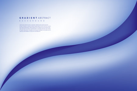 Abstract blue wavy background with copy space. blue abstract and modern background design templateのイラスト素材