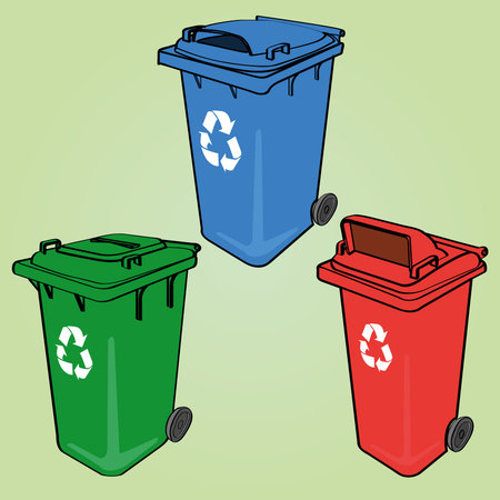 recycle bin のイラスト素材
