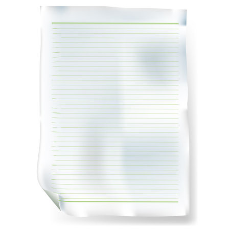 vintage wet lined paperのイラスト素材