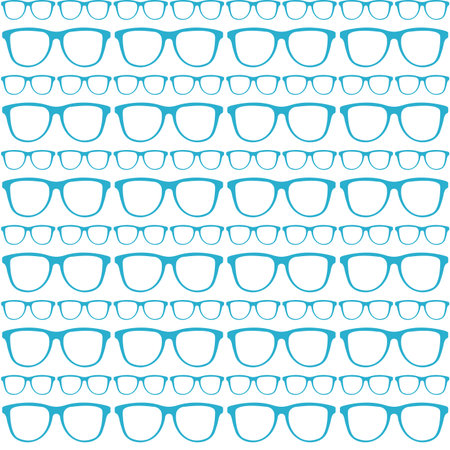 seamless blue pattern of sunglasses のイラスト素材