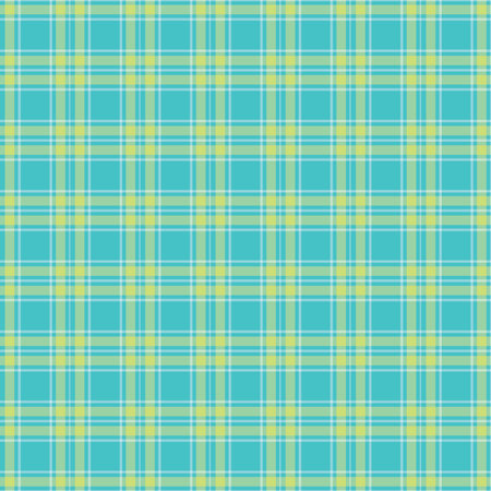 Seamless Green tartan pattern vectorのイラスト素材