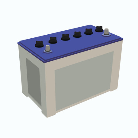 car battery のイラスト素材