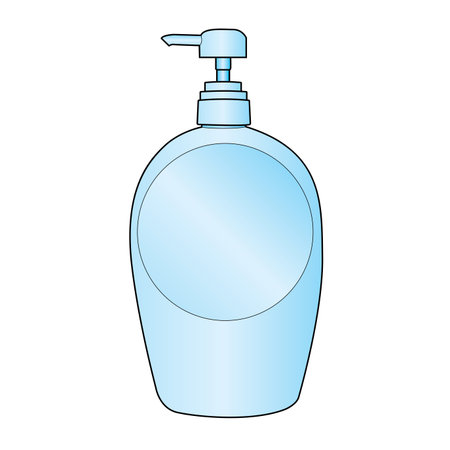 lotion pump bottle のイラスト素材