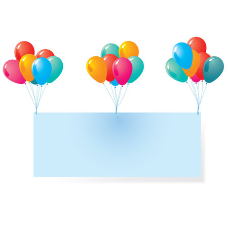 Balloon with blank backgroundのイラスト素材