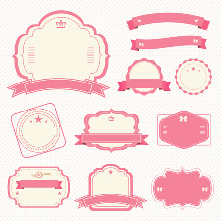 Vintage Style Sale Tags Design vectorのイラスト素材