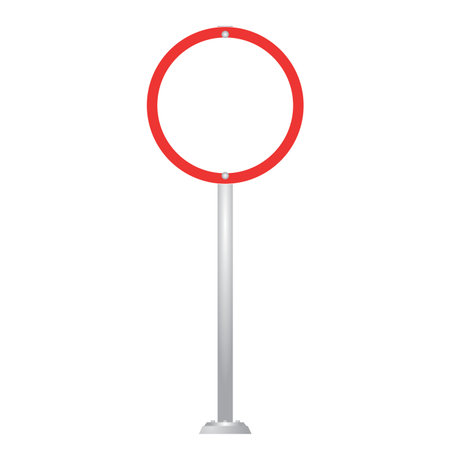 Blank Road Sign Board vectorのイラスト素材