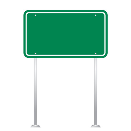 Blank Road Sign Board vectorのイラスト素材