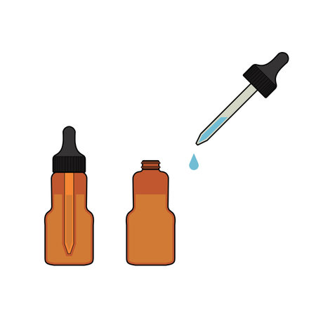 Eye Drop Bottle Isolate On White Background.のイラスト素材
