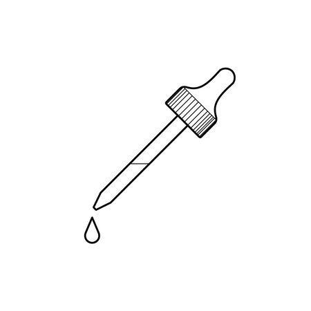 Eye Drop Bottle Isolate On White Background vectorのイラスト素材