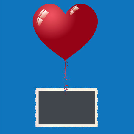 banners with  balloon  isolated on background vector illustrationのイラスト素材