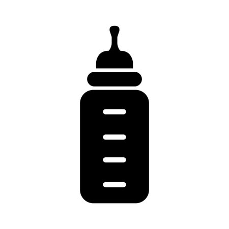 Feeding Bottle or Baby bottle for infants and young children vector illustrationのイラスト素材