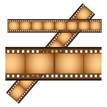 Blank film frame stock illustration. Image of frame film  vectorのイラスト素材