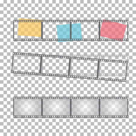 Blank film frame stock illustration. Image of frame film  vectorのイラスト素材
