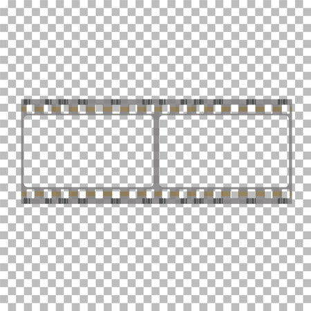 Blank film frame stock illustration. Image of frame film  vectorのイラスト素材