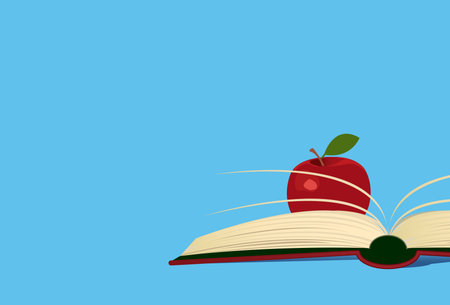 book background book vector on background illustrationのイラスト素材