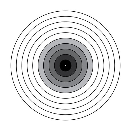 blank arrow  target  blank gun target paper shooting target blank target background target paper shooting on white backgroundのイラスト素材