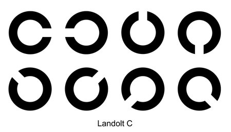 C symbol Rings, C sign on white backgroundのイラスト素材