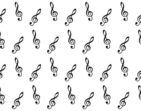 seamless musical symbols and marks seamless background with musical notes,  Seamless pattern with music notes  vectorのイラスト素材