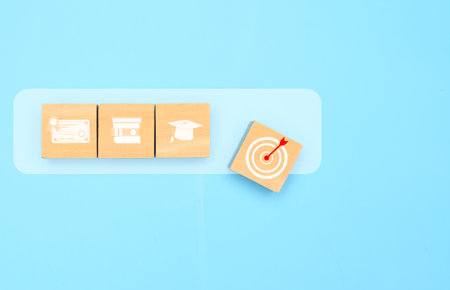 Education background, back to school event education iconの写真素材