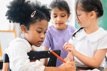 Back to school, Kids education knowledgeの写真素材