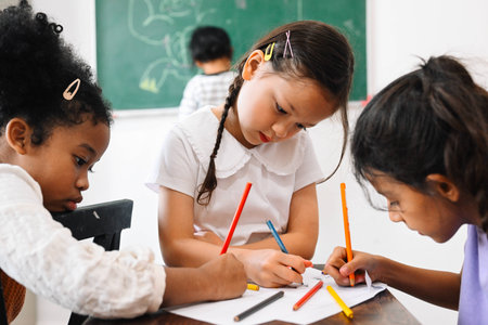 Back to school, Kids education knowledgeの写真素材