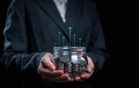 Financial banking increase interest rate or mortgage investment