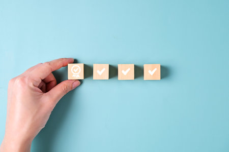 terms of use. Terms of use with approve with right symbol. i agree with terms of useの写真素材