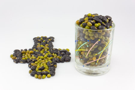 asia nut art Design isolatedの写真素材