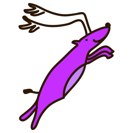 cartoon christmas hand-drawn illustrationのイラスト素材