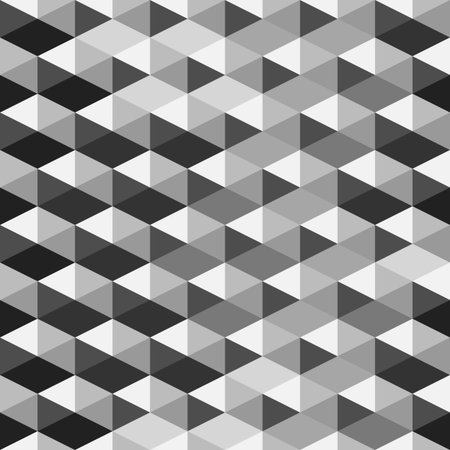 abstract monochrome seamless geometric pattern eps 10