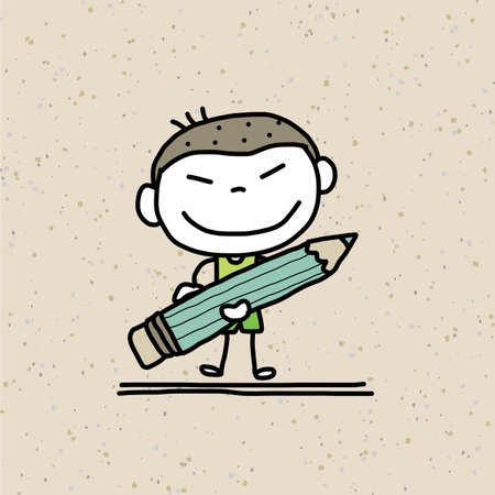 hand drawing cartoon happy kids playing
のイラスト素材