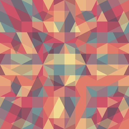 abstract retro geometric pattern for designのイラスト素材