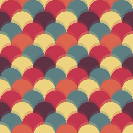abstract retro geometric pattern for designのイラスト素材