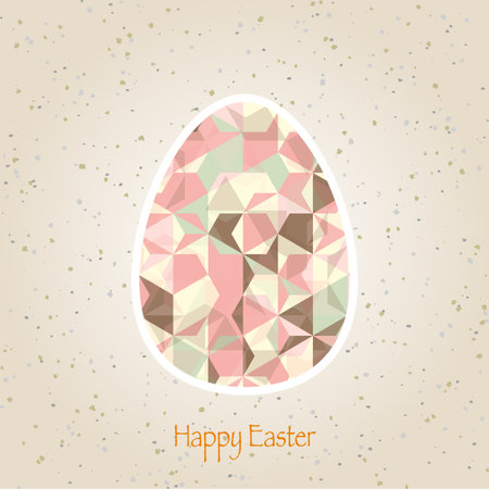 easter eggs retro pattern vectorのイラスト素材