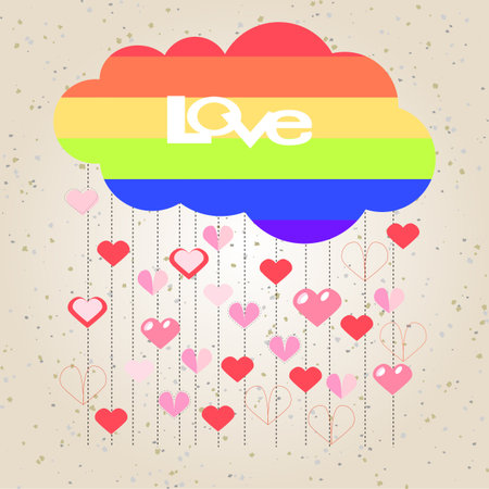 Happy Valentine's Day illustration eps10のイラスト素材