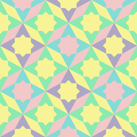 abstract retro geometric pattern for designのイラスト素材