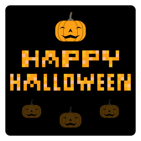 happy halloween background vector illustrationのイラスト素材