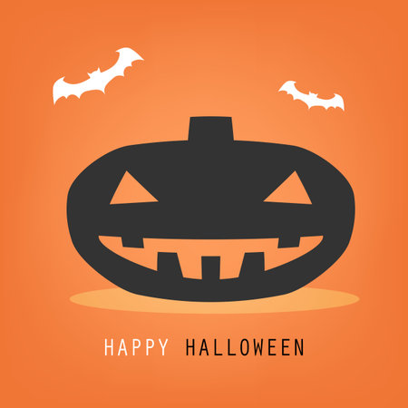 Happy Halloween illustration vector designのイラスト素材